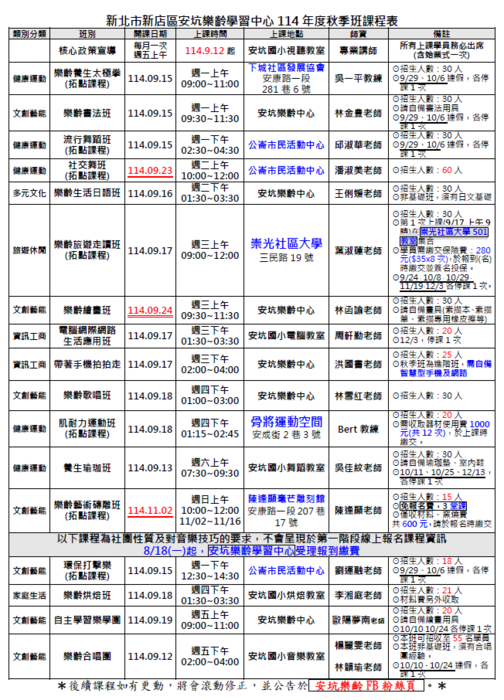 114年度秋季班課程報名資訊2圖片