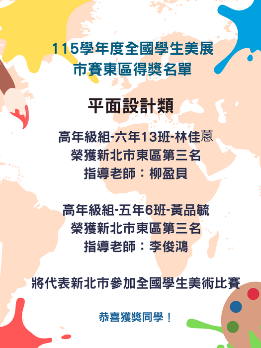 得獎名單